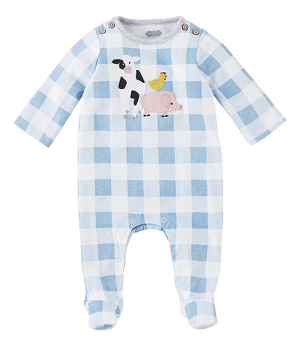 Mud Pie Baby Girls Sleeper, Animal, 6-9 Mud Pie Farm Animal 