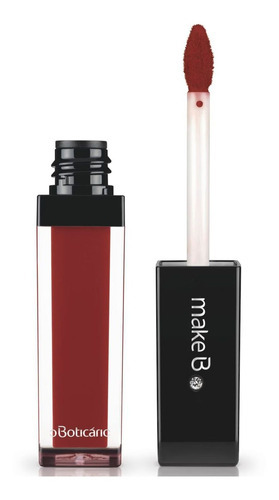 Batom Líquido Mate Vermelho Dark Rouge Make B. 5ml Acabamento Fosco