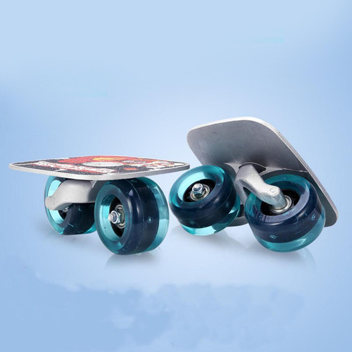 Roller Road Drift Skates Plate Esportes Ao Rodas Preto Azul