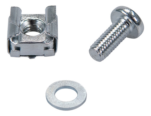 Kit Porca Gaiola Parafuso E Arruela M5 Intelbras Kpp 100 Und