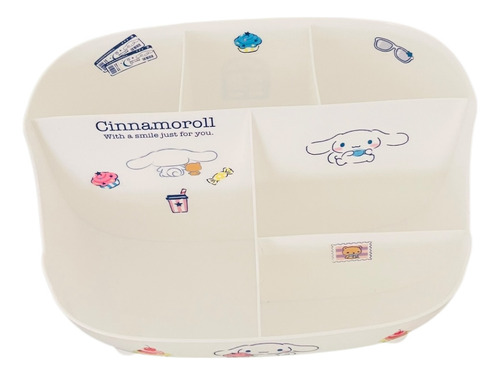 Organizador Escritorio Hello Kitty Y Amigos 6 Compartimentos