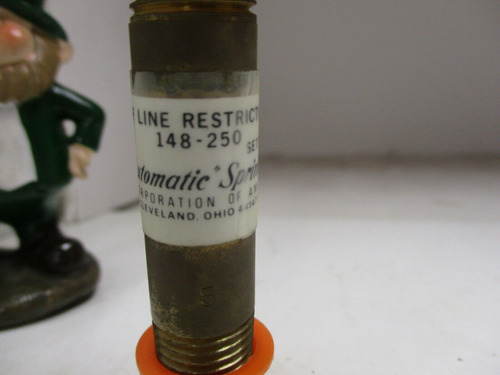 New 148-250, Air Line Restriction, Automatic Sprinkler * Ddj