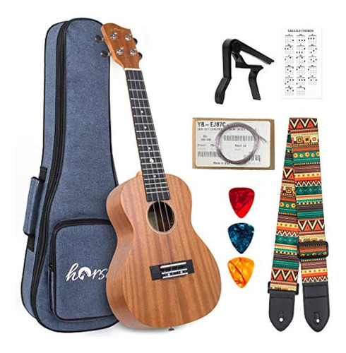 Lotmusic Concert Ukulele 23 Inch Ukelele Ukelele De Caoba Pa