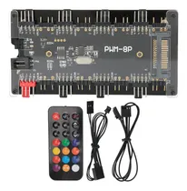 Comprar Case Fan Hub, 3 Pines Pwm+ 4 Pines Argb 2 En 1 Fan Hub Con R