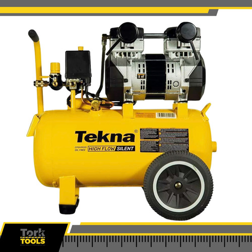 Compressor De Ar 2,5hp 24l S/ Óleo High Flow Cpsh9025 Tekna