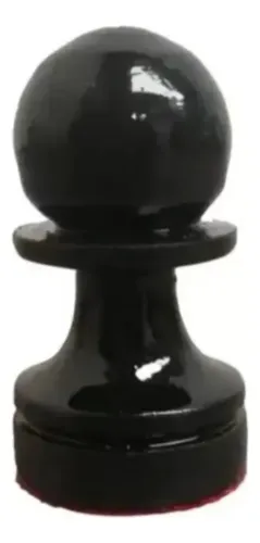 Fichas Para Ajedrez #4 Peón Negro