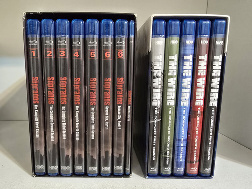 Lote The Sopranos The Wire Blu Ray (Usado)