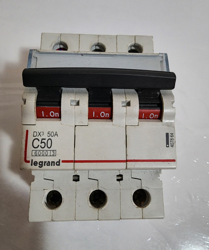 Interruptor Automatico 3p 50a Curva C 15ka Legrand 407864