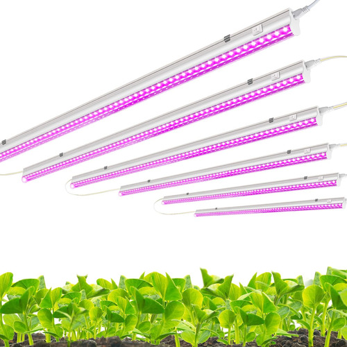 T5 - Luces De Cultivo De Plantas Led De 4 Pies, 120 W (6 X 2