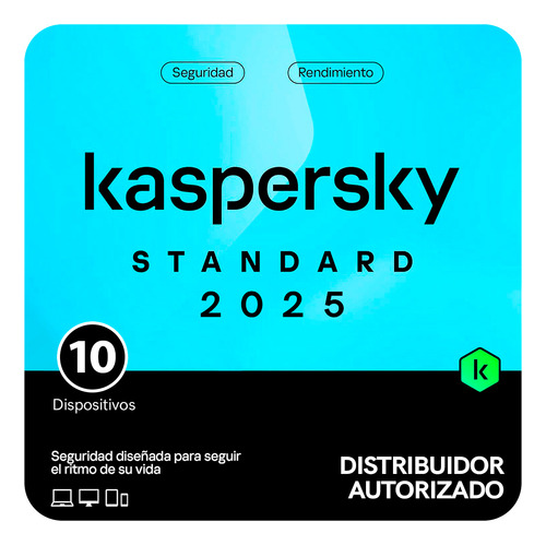 Kaspersky Standard 10 Dispositivos 2 Años Original