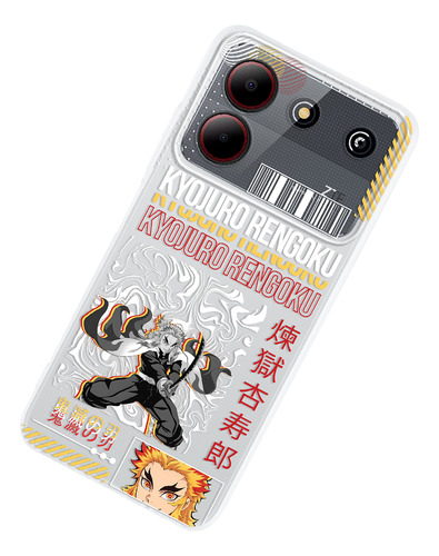 Funda Para Zte Demon Slayer Kyojuro Rengoku Case Anime