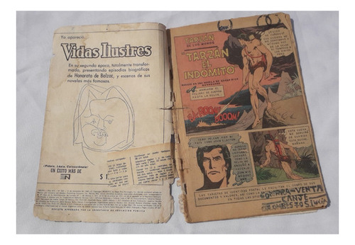 Historieta Comic Antiguo * Tarzan * N° 230 Deteriorad Novar
