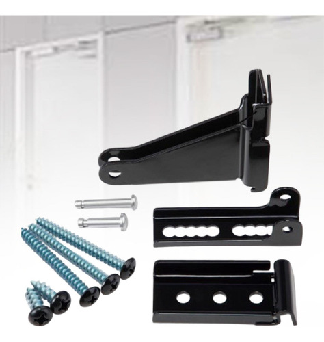 Puerta El Kit De Hardware Del Marco De La Puerta Del Negro