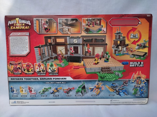 Imagen 2 de 7 de 2 Megazord Y Samurai Hq Battle Power Rangers Mega Bloks