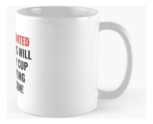 Taza Taza De Fútbol Funny Man United Calidad Premium