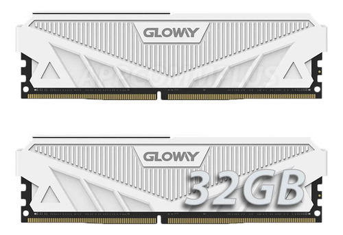 Memória Gloway Ddr4 2x16gb 3200mhz Branco