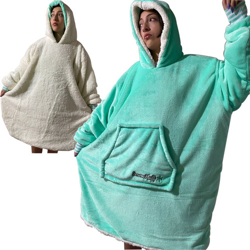 Buzo Snow Fluff Ovejero Hoodie Unisex Adulto Grande Yeti 