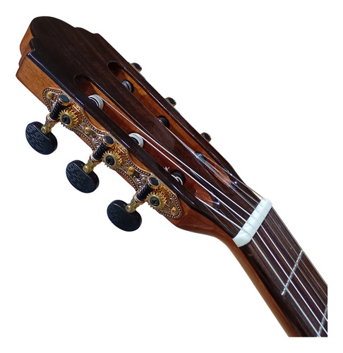 Guitarra Clasica Concierto Rómulo García Cedro Sólido H-800 Color Marrón