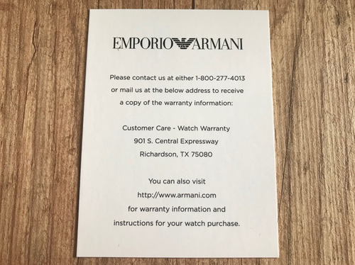 Relógio Empório Armani Ar2485 Cronógrafo (original Mesmo)