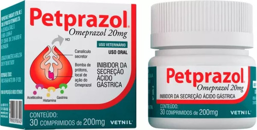 Petprazol 200mg Vetnil 30comp.