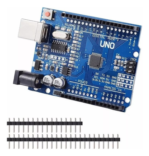 Uno R3 Smd Tecneu Con Cable Usb Compatible Con Ide Arduino