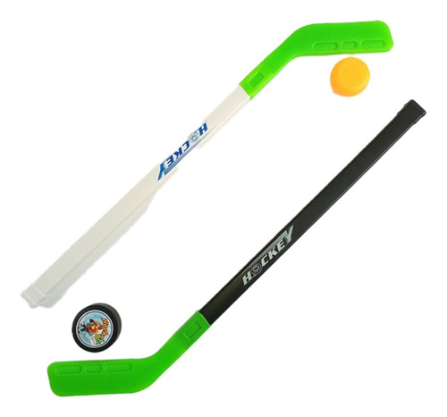 Juego De Palos De Hockey Para Niños, Con 2 Palos Y 2