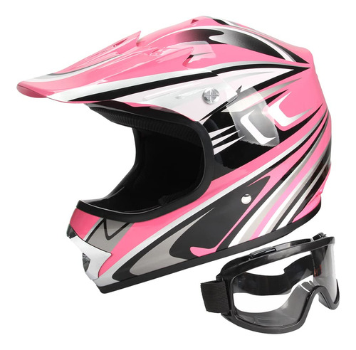 Jagasol Dot - Casco Juvenil Para Motocross Todoterreno Para