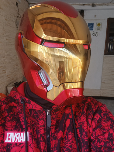 Capacete Comando Voz Iron Man Mk50 Homem De Ferro Sem Juros