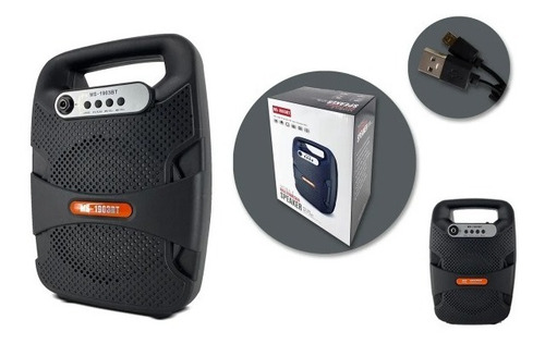 Imagen 2 de 6 de Parlante Bluetooth Con Entrada Par Micrófono 15w Fm Usb