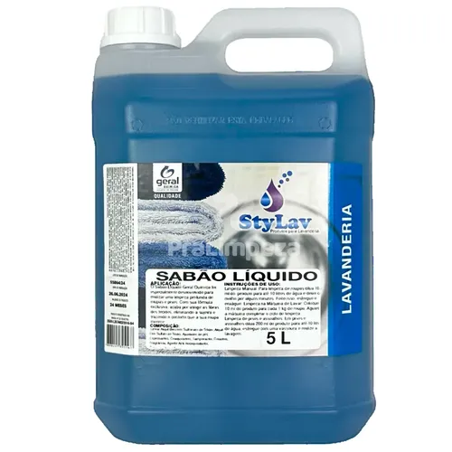 Sabão Líquido Concentrado 5l Geral Química Lavanderia Profissiona...