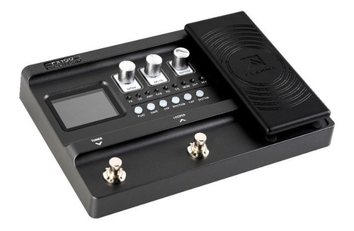 Imagen 2 de 7 de Pedal de efecto Flamma Portable multi effects pedal FX100 negro
