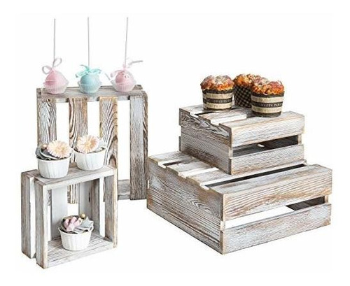 Mygift Juego De 4 Soportes Decorativos Para Cupcakes De Made