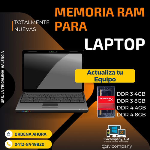Memorias Ram Para Laptop Repotencia Tu Equipo