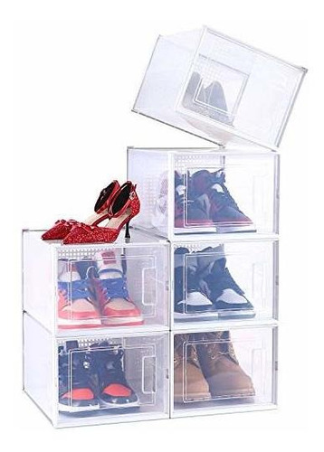 Cajas Organizadoras De Zapatos Ohuhu Ultra Grande Plastico 