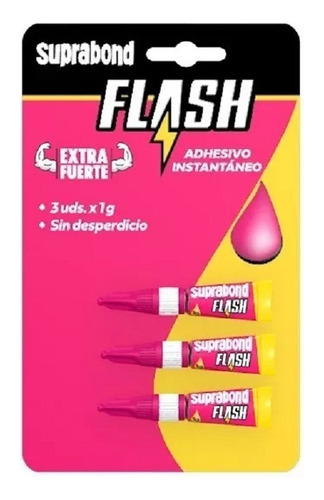 Adhesivo Instantáneo Suprabond Flash 3-en-1 Sin Desperdicio