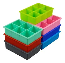 Comprar Cubetera Molde De Silicona Hielera Cubos De Hielo Grandes