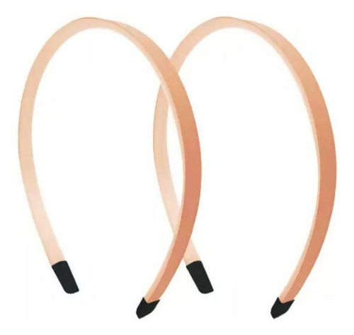 Tiara Encapada Sanding 1cm Rofr.150009 C/6 Cor Salmao 122