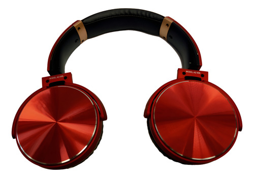 Diadema Bluetooth Potencia Ultra Bajos Hd Manos Libres Fm Rojo