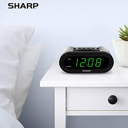 Alarma Digital Sharp Con Accuset - Reloj Inteligente Automát