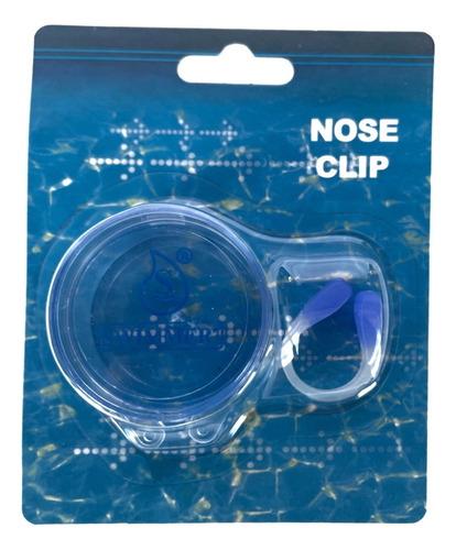 Clip Nasal 100% Silicona Azul Idel Para Entrenmiento 