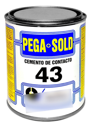 Pega Sold 43 Pega Amarilla Cemento De Contacto 1/4