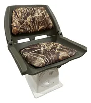 Comprar Butaca Nautica Rebatible Para Lanchas Con Base Giratoria Color Camuflado Con Base De 30 Cm