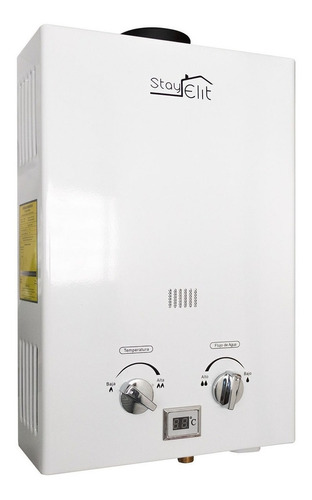 Calentador de agua a gas GLP Stay Elit Cale-01 blanco