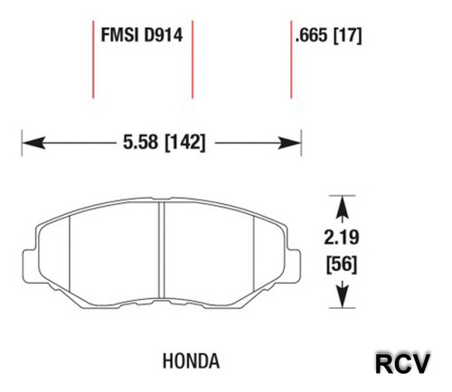 Balatas Disco  Delantera Para Honda Accord Exr L4 2003