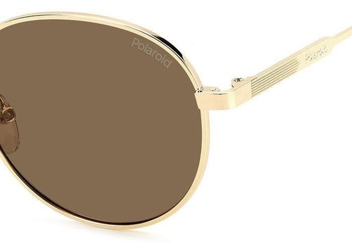 Lentes De Sol Polaroid Pld 4135/s/x Diseño GOLD BROWN