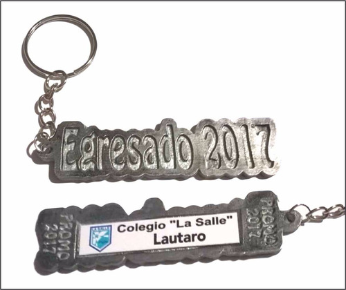 Egresado 2017 Llavero Souvenirs Con Nombre C/u Metal
