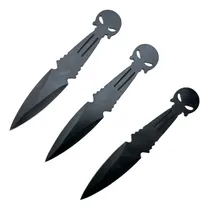 Comprar Cuchillo Lanzar Yf207 Kunai X3 Funda Punisher