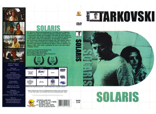 Solaris - Andrei Tarkivsky - Dvd