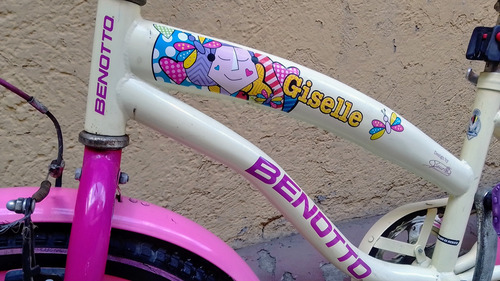 Bicicleta Bmx Benotto Giselle Edición Especial Niña R-20 Crema 0