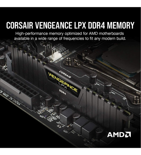 Corsair Vengeance Lpx Ram, 16gb (2x8gb), Ddr4-3200, Cl16